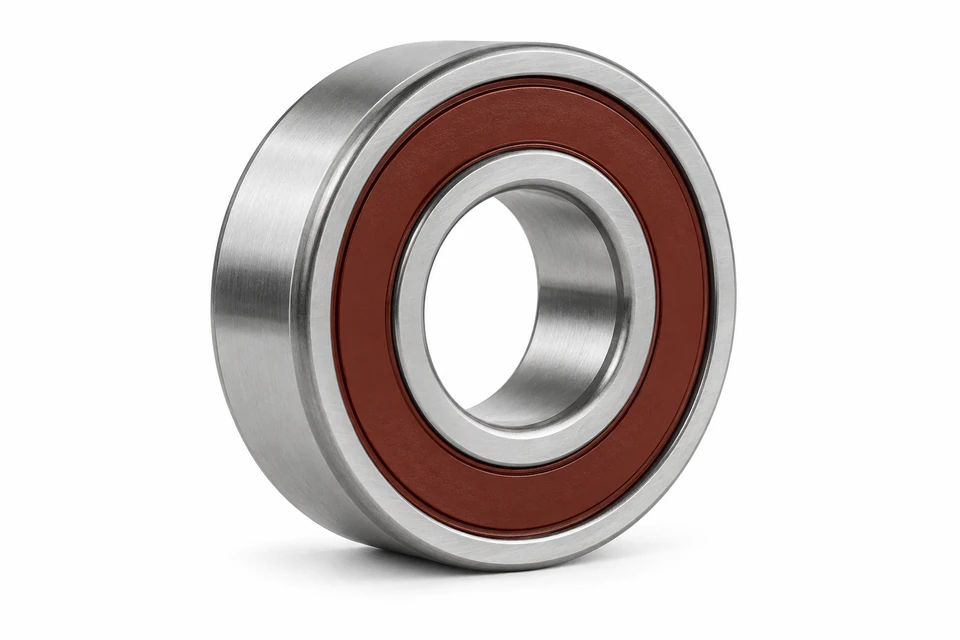 Industrial bearing on a white background